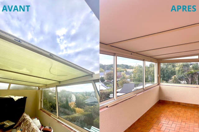 Rénovation de toiture de véranda en Sarthe