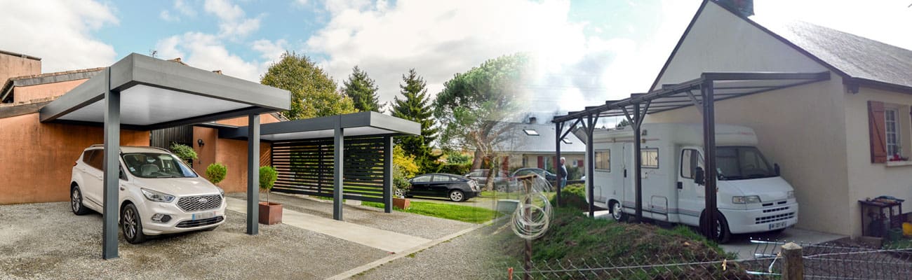 Carports pour voiture et camping-car